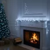 Fényfüzér 5m elemes hideg fehér 50 LED 8 fénymód kültéri/beltéri