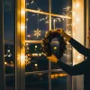 Fényfüzér 5m elemes meleg fehér 50 LED 8 fénymód kültéri/beltéri