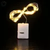 Fényhuzal 2m gombelemes meleg fehér 3 fénymód 20 LED