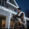 Flash Jégcsap Fényfüzér 30m hideg fehér 500 LED toldható kültéri/beltéri