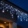 Flash Jégcsap Fényfüzér 30m hideg fehér 500 LED toldható kültéri/beltéri