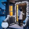 Fényfüzér 20m hideg fehér 200 LED 8 fénymód kültéri/beltéri