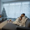 Crystal LED Fényfüggöny 3x3m hideg fehér 8 fénymód toldható kültéri/beltéri