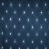 Fényháló 2x2m hideg fehér 160 LED 8 fénymód toldható kültéri/beltéri