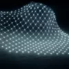 Fényháló 2x2m hideg fehér 160 LED 8 fénymód toldható kültéri/beltéri