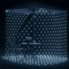 Fényháló 2x2m hideg fehér 160 LED 8 fénymód toldható kültéri/beltéri
