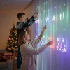 Karácsonyi Figurás Fényfüzér 3m színes 138 LED 8 fénymód toldható kültéri/beltéri