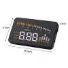 OBD HUD Head Up Display szélvédőre vetítő fedélzeti computer