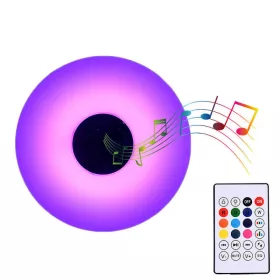   RGB lámpa beépített hangszóróval 20W távirányítóval E27