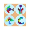 Montessori tetris kirakós játék