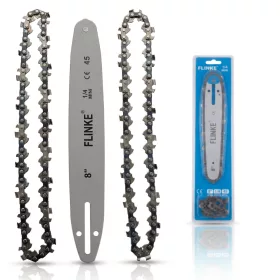 Kraftech 8" láncvezető és 2db lánc szett ALK-355