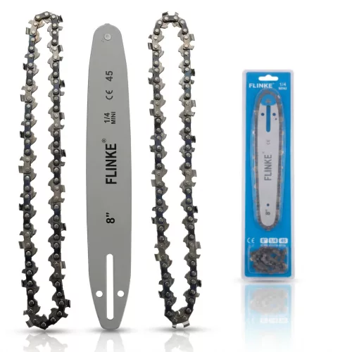 Kraftech 8" láncvezető és 2db lánc szett ALK-355