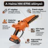Haina Dupla Akkus Ágvágó Láncfűrész Készlet 62V 6" HM-6795
