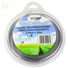 Erősített acélbetétes fűkasza damil 50m (2.4-3mm)