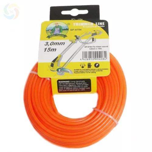 Kerek fűkasza damil 15m (2mm - 3mm)
