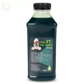 2T motorolaj keverék kétütemű gépekhez (Zöld, 500ml)