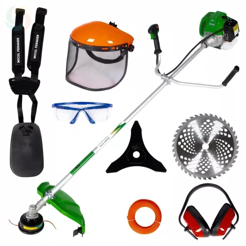 Micul Fermier benzines fűkasza gyorsindítós 10 tartozékkal (4.76LE, 52CC, 28mm) GF-0915