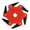 6 ágú lengőkéses fűkasza vágótárcsa erősített acélpengével 255x25,4mm