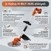 Haina Dupla Akkus Prémium Fűkasza és Bozótvágó LCD kijelzővel 68V H-BGT-1535