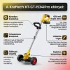 Kraftech dupla akkus kerekes fűkasza 16 kiegészítővel 68V KT-GT-1534iPro