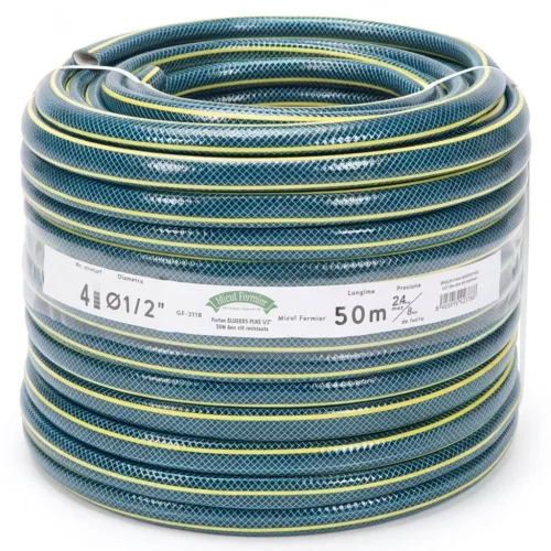 Bluebos Premium locsolótömlő 1/2" 50m 4 rétegű csavarodásmentes kertislag GF-2118