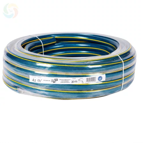 Bluebos Premium locsolótömlő 1" 30m 4 rétegű csavarodásmentes kertislag MF-FA1001