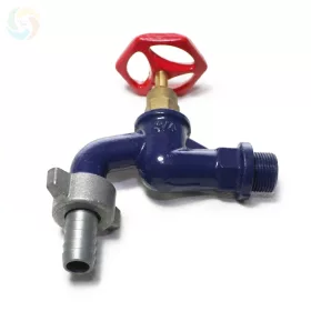   Micul Fermier kék öntöttvas kerti csap 3/4" tömlőcsatlakozóval GF-0052
