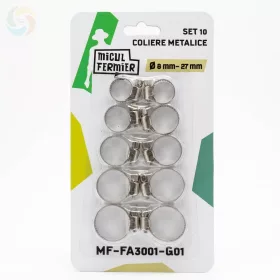 10 darabos tömlőbilincs készlet 8-27mm