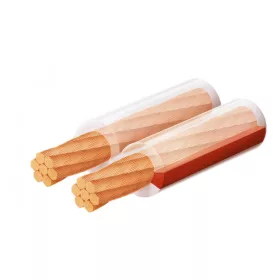   SAL KLS 4T hangszóróvezeték, átlátszó, 2 x 4 mm2, 0,15 mm elemi szál, 50 m/ tekercs