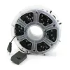 Minigömb Fényfüzér 8 fénymód 100m színes 500 LED kültéri/beltéri
