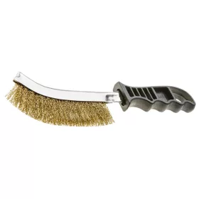 TOPEX SPIDKEFE, drótkefe, 240mm, réz, hullámos 14A523