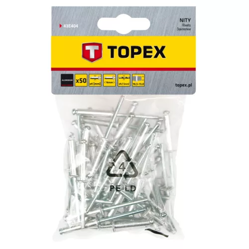 TOPEX POPSZEGECS 4.0X16, 50db 43E404