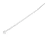 TOPEX KÁBELKÖTEGELŐ, gyorskötöző, 2,5mm x 100mm, fehér, 100db 44E975