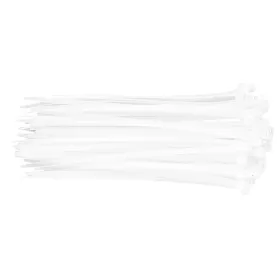   TOPEX KÁBELKÖTEGELŐ, gyorskötöző, 4,8mm x 200mm, fehér, 75db 44E977