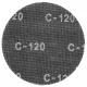 GRAPHITE Csiszolóháló 225mm, K120, 10db 55H745