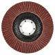 GRAPHITE Csiszolókorong lamellás 115x22.2mm, K100 fém-fa 55H984