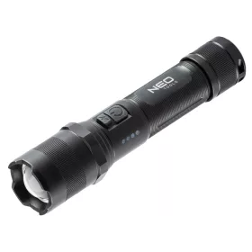  NEO TOOLS Zseblámpa tölthető, USB, 1000lum, OSRAM P9 LED, 10W 99-035