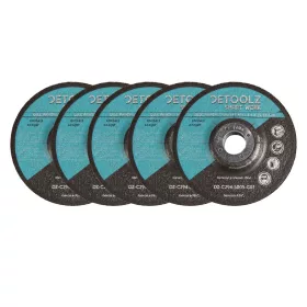 5 db Detoolz fém csiszolótárcsa készlet 125mm DZ-C294