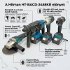 Hitman 4in1 Dupla Akkus Szerszámgép Készlet (ütvefúró,csavarbehajtó,sarokcsiszoló,ütvecsavarozó) 62V HT-BACD-2458KR