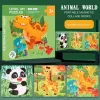 Mágneses Rajzfilm Puzzle Gyerekeknek
