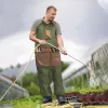 Többzsebes szövet kötény lábvédelemmel