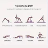 2 db egyszínű jógatégla, csúszásmentes, nagy sűrűségű jógablokkok, alkalmasak testformáláshoz, lábnyomáshoz, jógához és pilateshez Yoga Brick-Lila/2db
