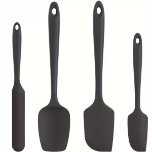Szilikon Spatula Fekete 4 darabos készlet