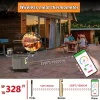 Intelligens vezeték nélküli hús hőmérő vezeték nélküli kapcsolattal - Akár 99,97 méteres hatótávolság, USB-ről tölthető, fém szonda BBQ-hez és sütőhöz Műanyag