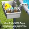 POOLHACKER 2 részes medence melletti tárolókosár készlet