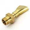 2 db bronz fúvóka szökőkúthoz és tóhoz – Állítható, ergonomikus kialakítás, vízszóró fémfej