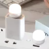 10db Mini USB éjszakai Lámpa, Meleg Fehér