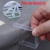 10 Darab Átlátszó Szélálló Asztalterítő Csipesz