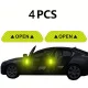 4 Db Autóajtóra helyezhető fényvisszaverő matrica