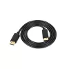 DisplayPort Kábel 1.8 m – DP 1.2 Video és Audio Átvitellel, Full HD / 4K Kompatibilis